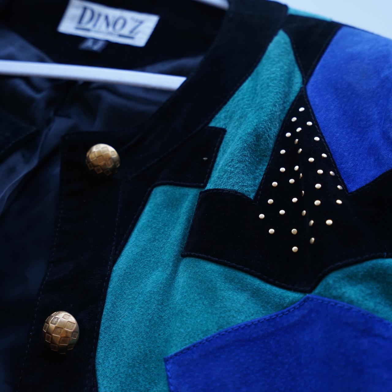 Vintage 80s leather jacket size M-L Dino'z
