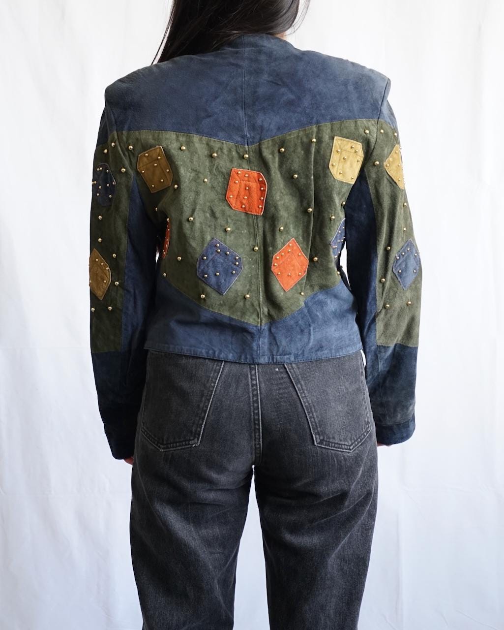 Vintage 80s leather jacket size S