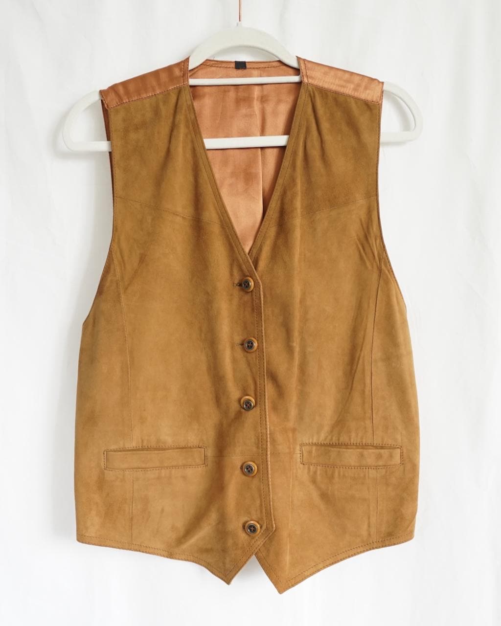 Vintage 70s suede Vest Size M