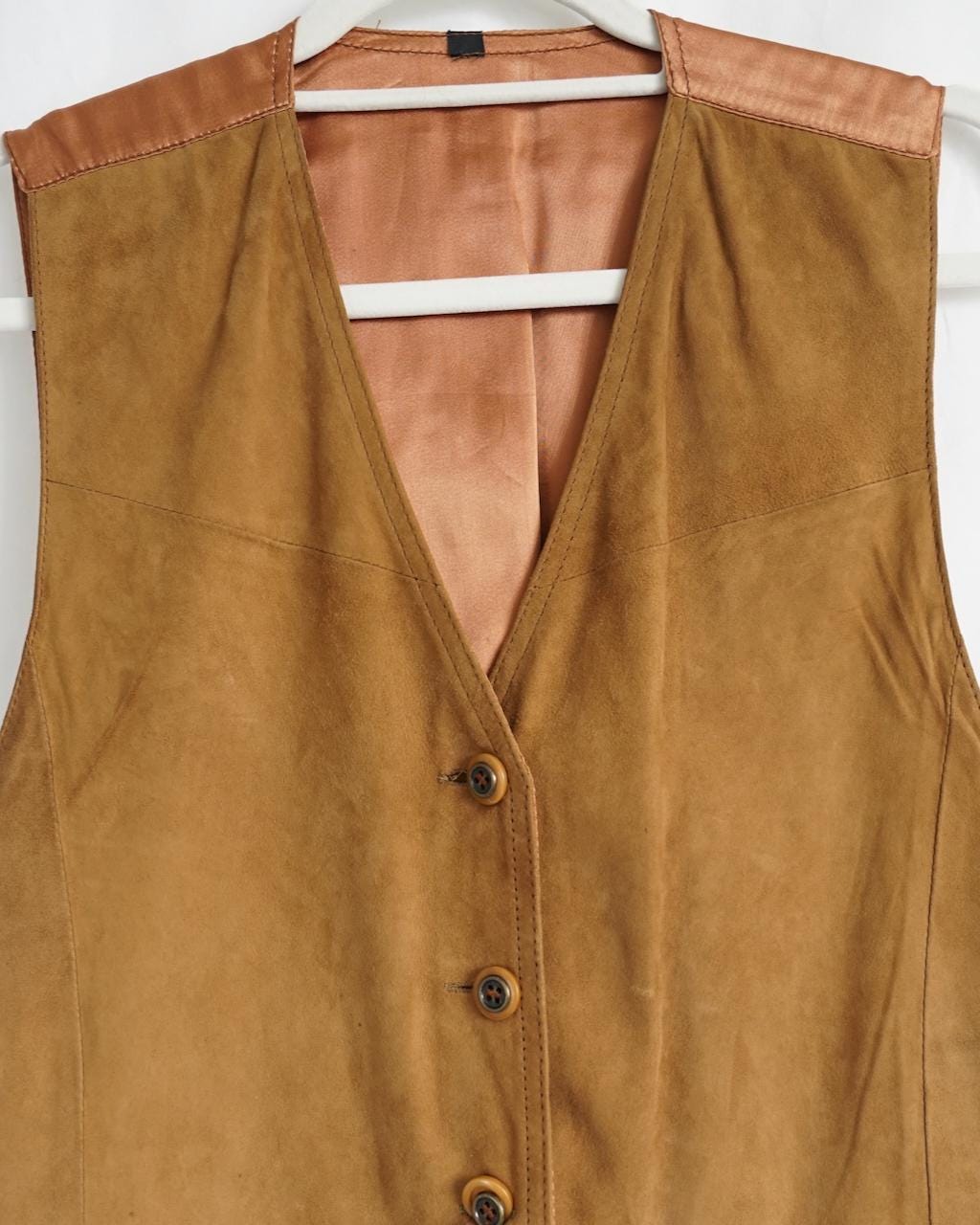 Vintage 70s suede Vest Size M