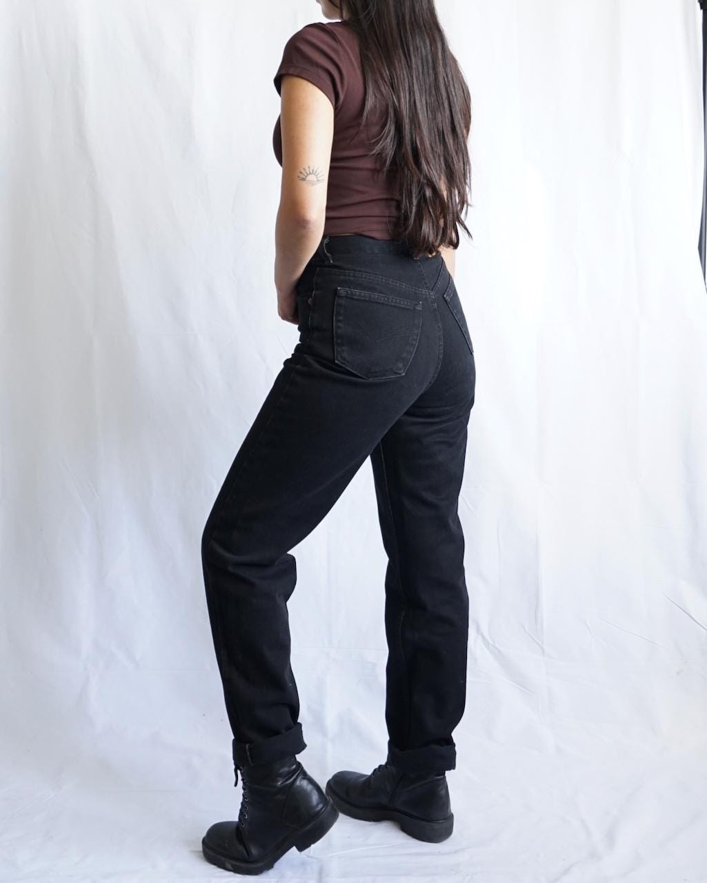 Vintage 90s Jeans size S - black mom jeans