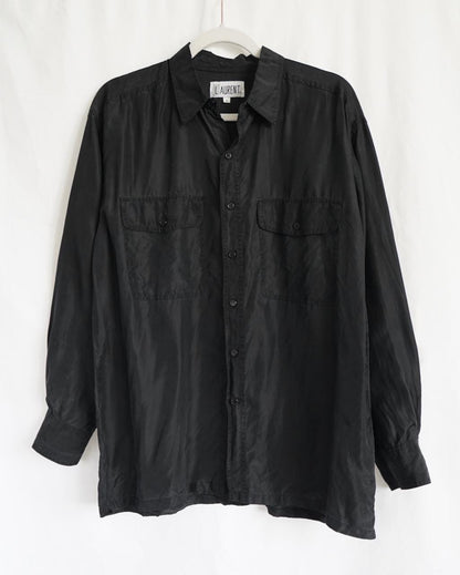 Vintage 80s silk shirt size S-M