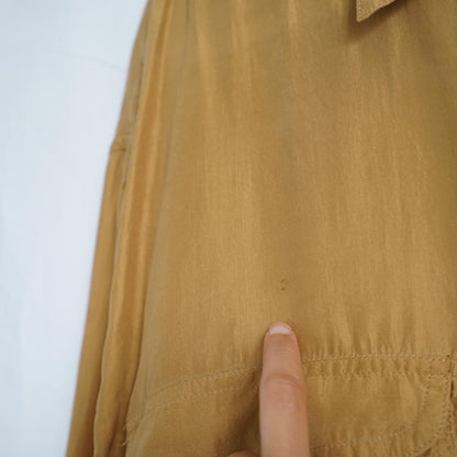 Vintage 80s silk shirt size XL