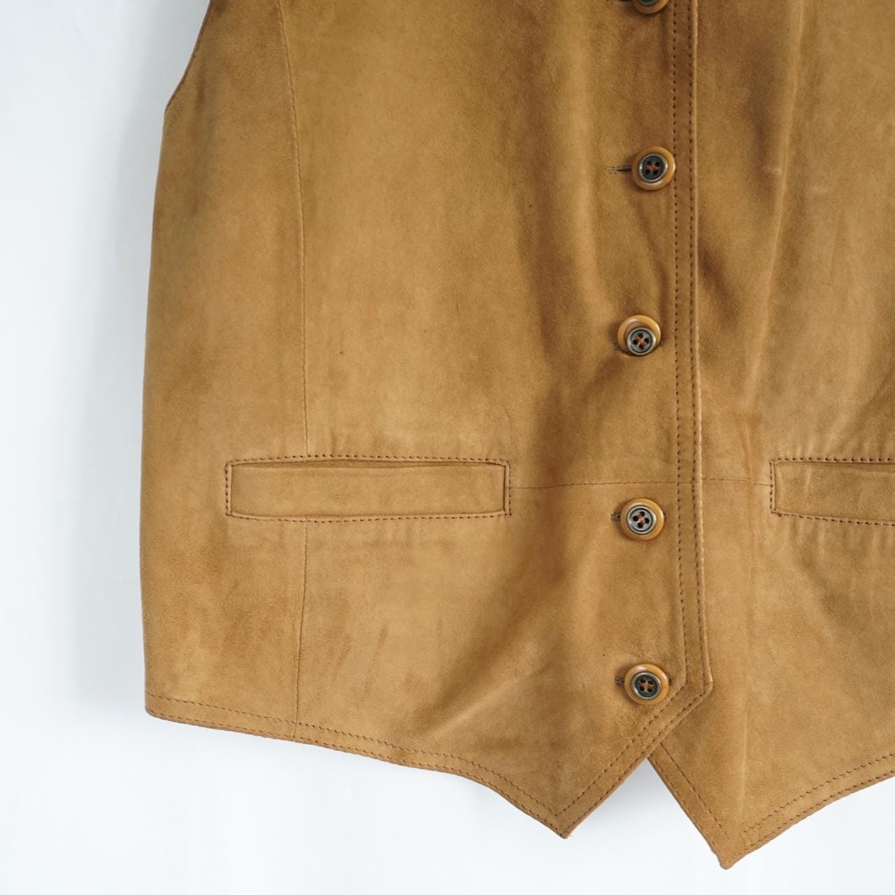 Vintage 70s suede Vest Size M