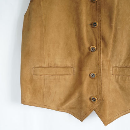 Vintage 70s suede Vest Size M