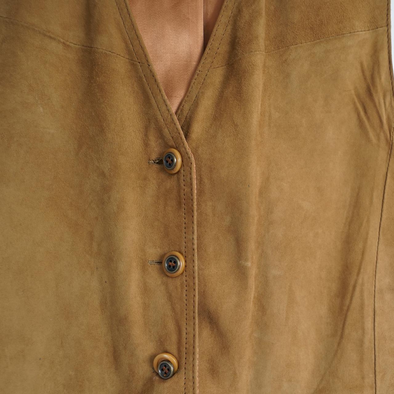 Vintage 70s suede Vest Size M