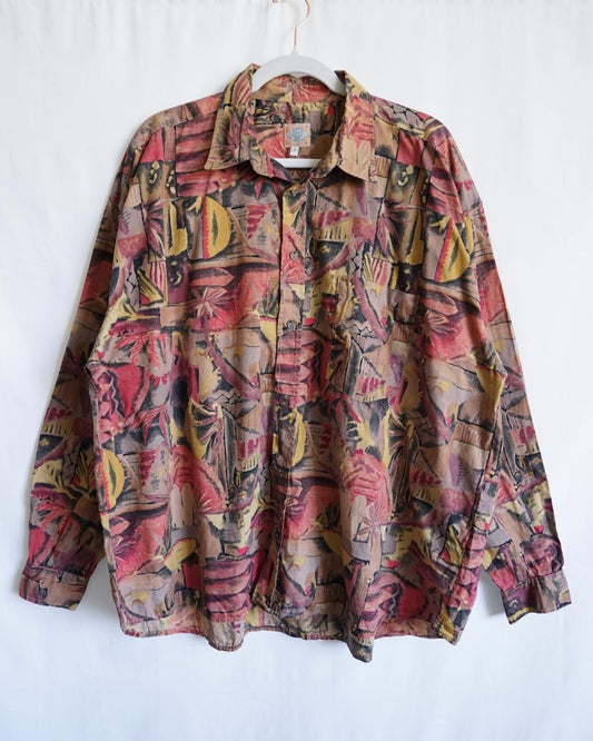 Vintage 80s shirt size XL cotton