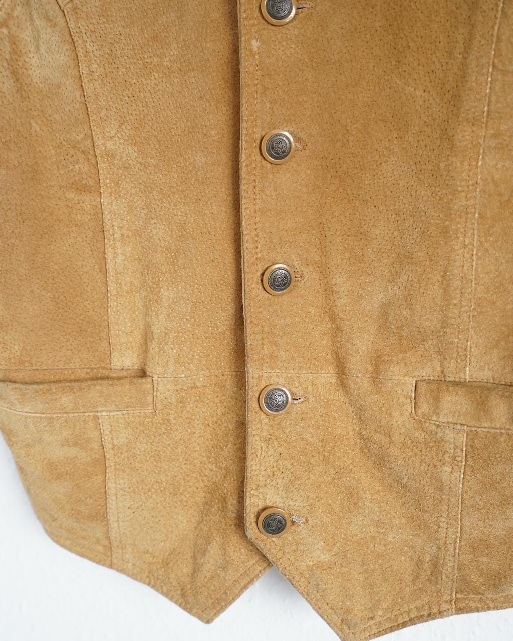 Vintage 70s suede Vest Size L