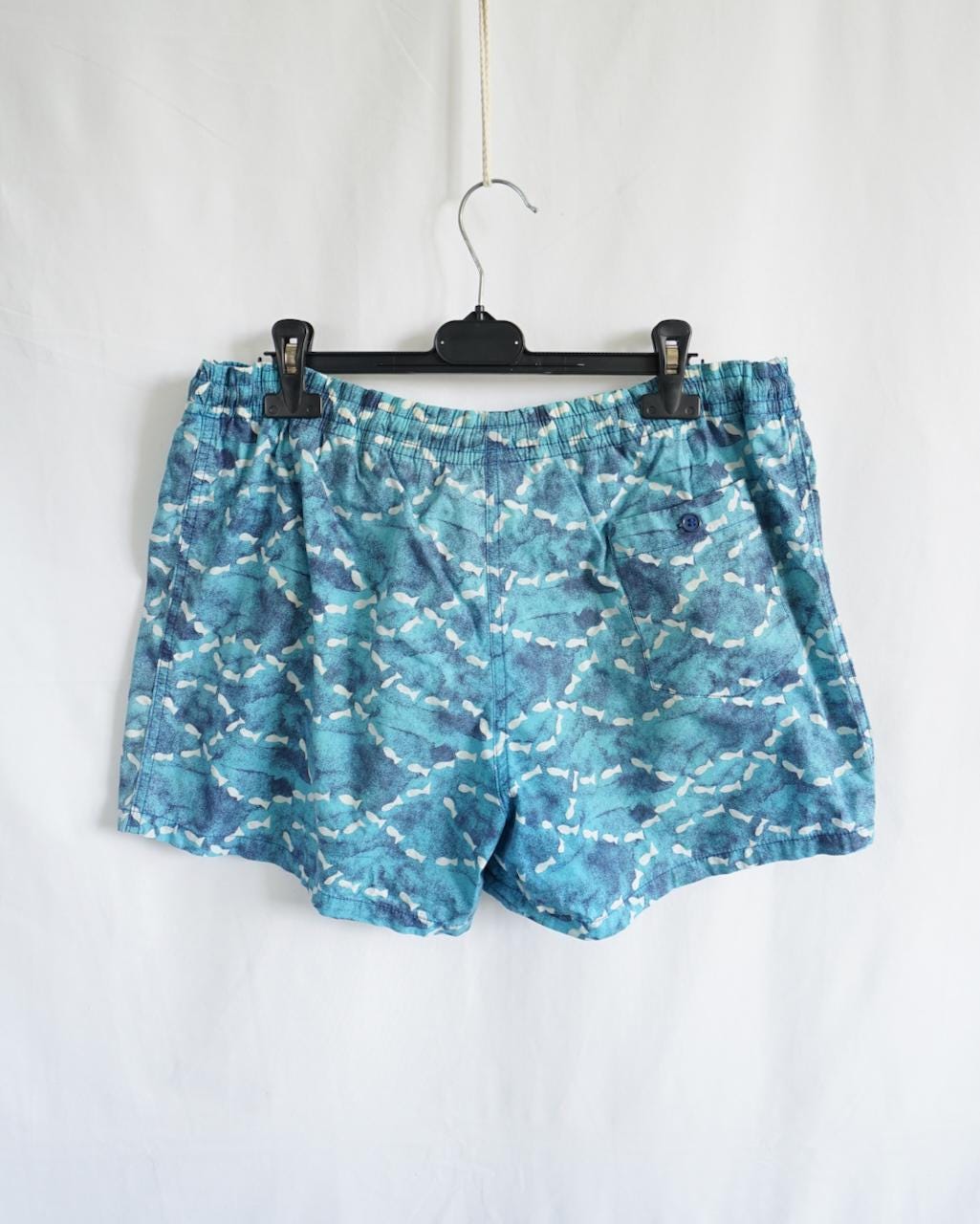 monstera shorts Vintage 80s Swim Shorts Size M monstera pattern – You had me at Vintage
