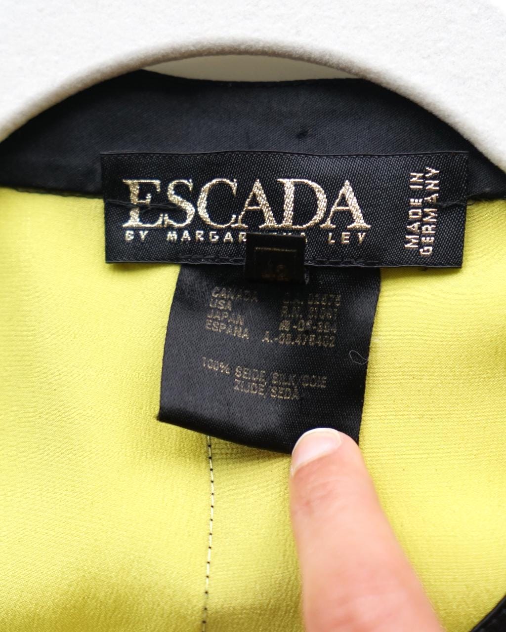 Vintage 90s Escada Silk Blouse Size L by Margaretha Ley