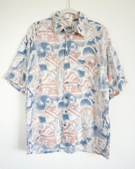 Vintage 80s shirt size M pastel