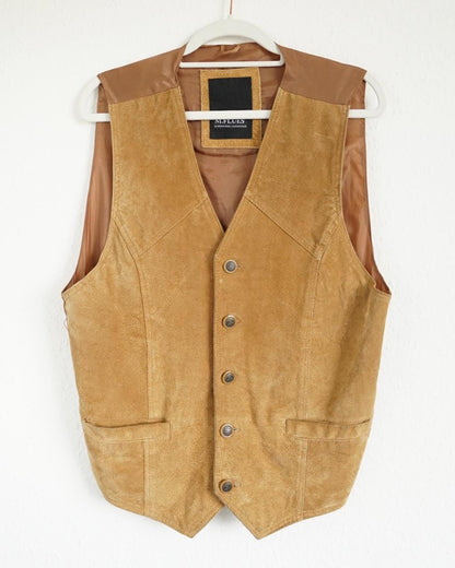 Vintage 70s suede Vest Size L