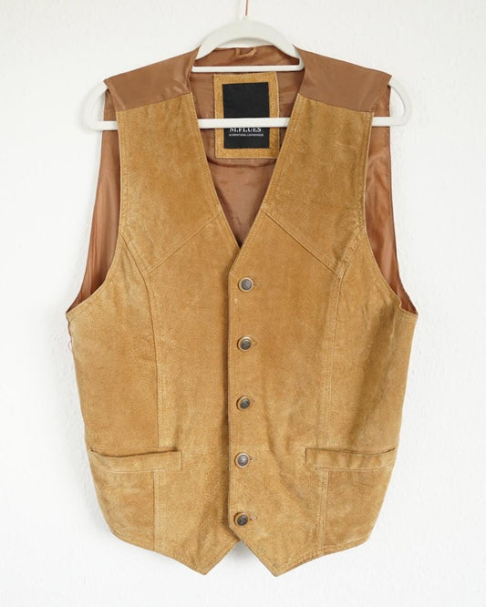 Vintage 70s suede Vest Size L
