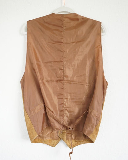 Vintage 70s suede Vest Size L