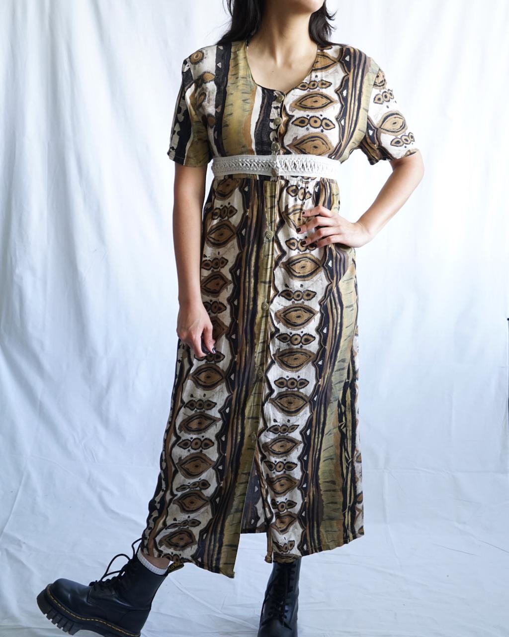 Vintage 90s Dress Size S-M grunge
