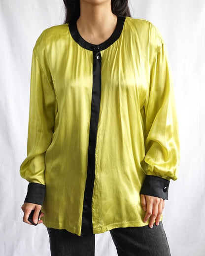 Vintage 90s Escada Silk Blouse Size L by Margaretha Ley