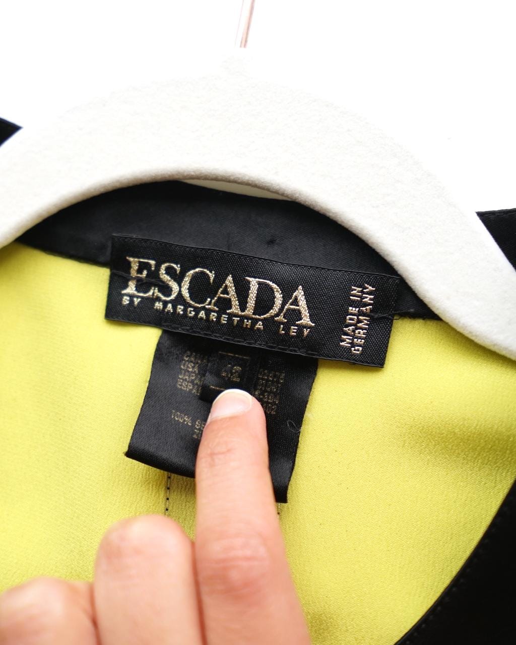 Vintage 90s Escada Silk Blouse Size L by Margaretha Ley
