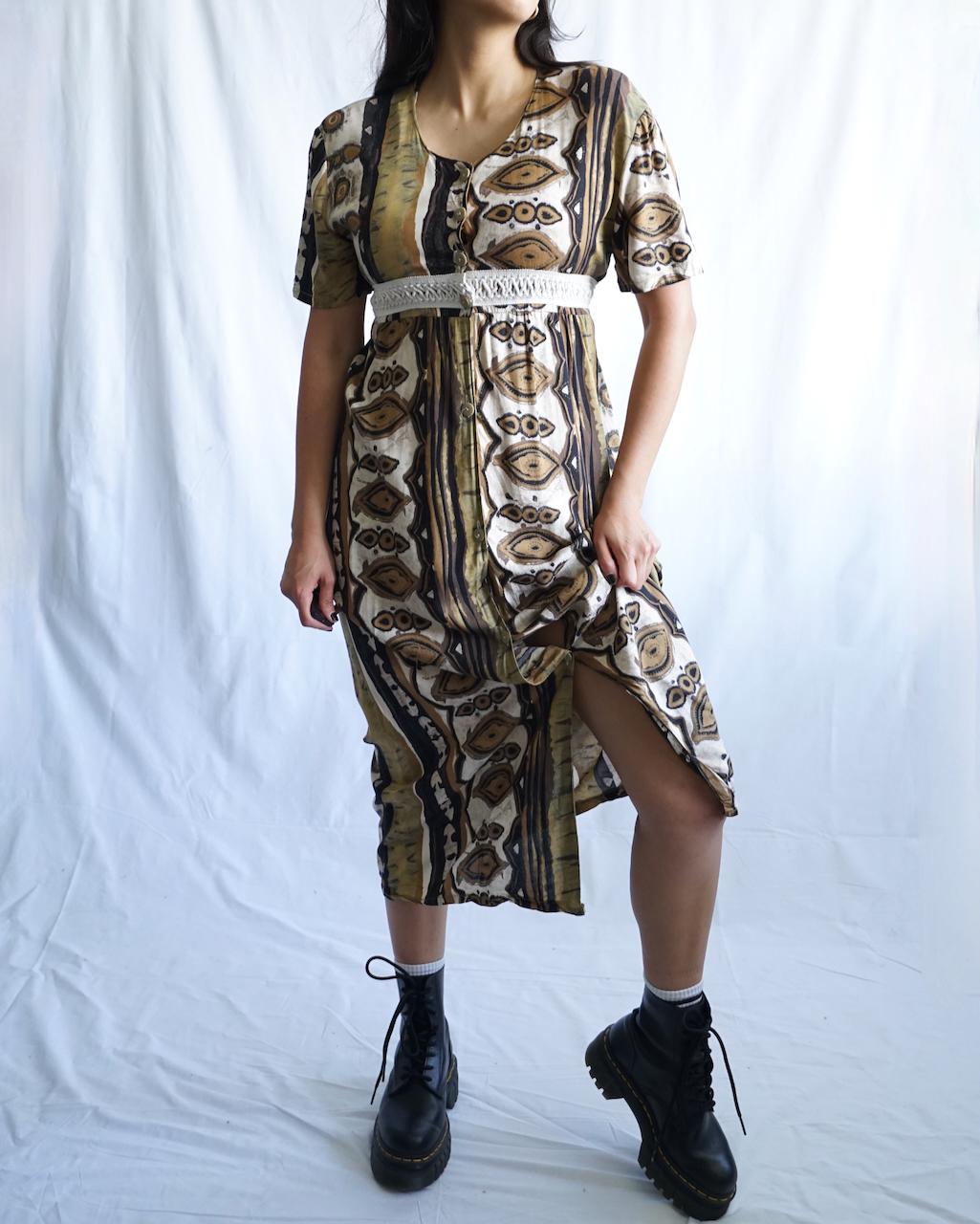 Vintage 90s Dress Size S-M grunge