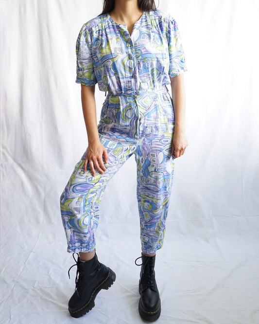 Vintage 80s jumpsuit size S