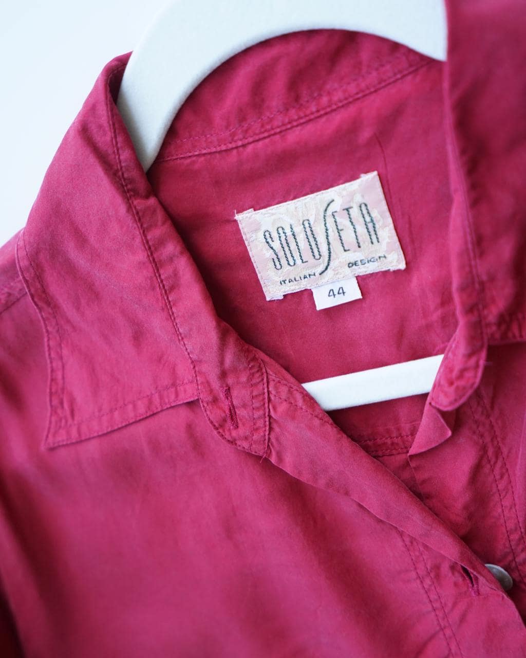 Vintage 90s Silk Blouse Size M-L