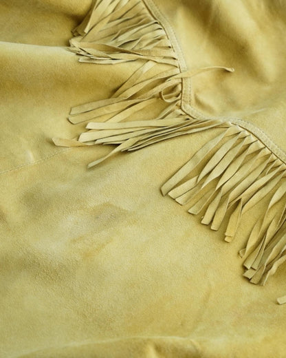 Vintage 70s fringes suede Jacket Size L