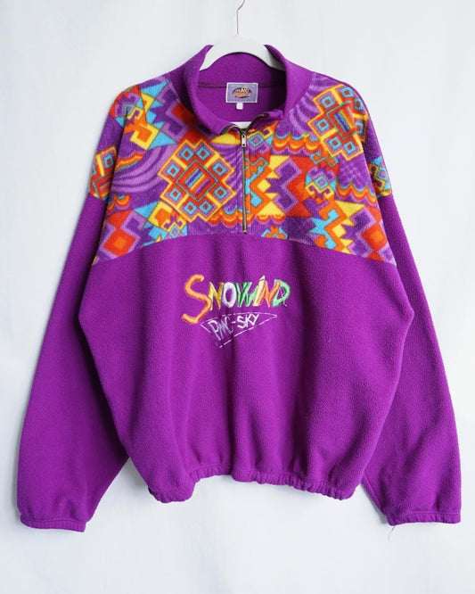 Vintage 80s Fleece Pullover size L
