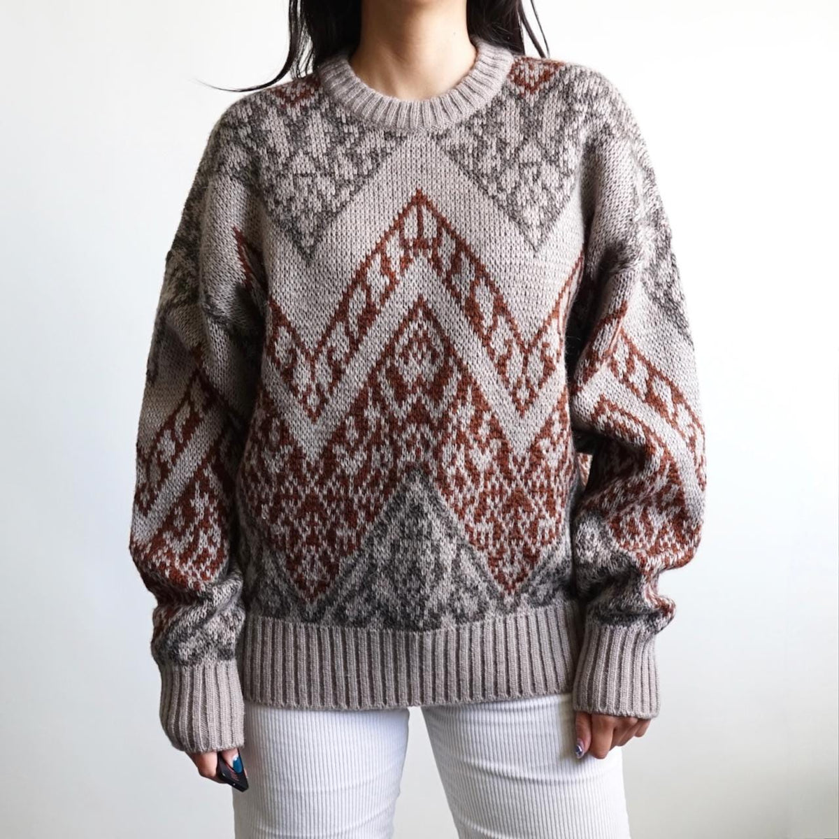 Vintage 80s knit Sweater size L