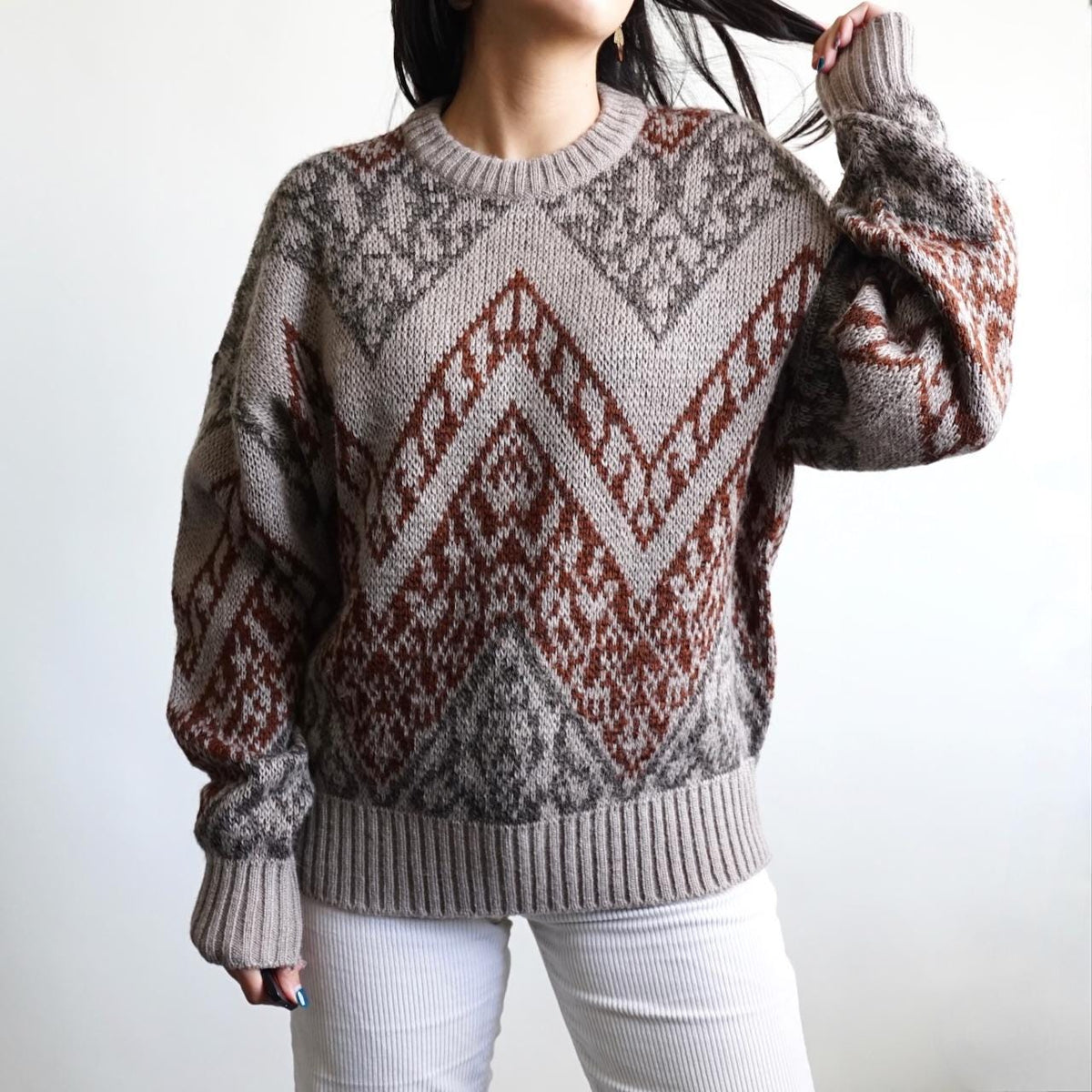Vintage 80s knit Sweater size L