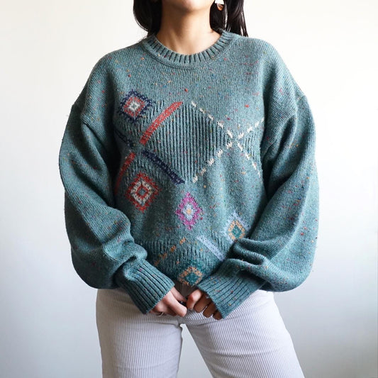 Vintage 80s knit Sweater size L