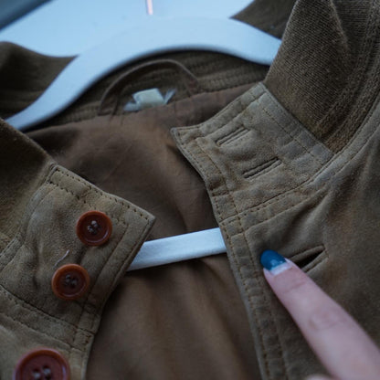 Vintage 70s suede jacket size XL