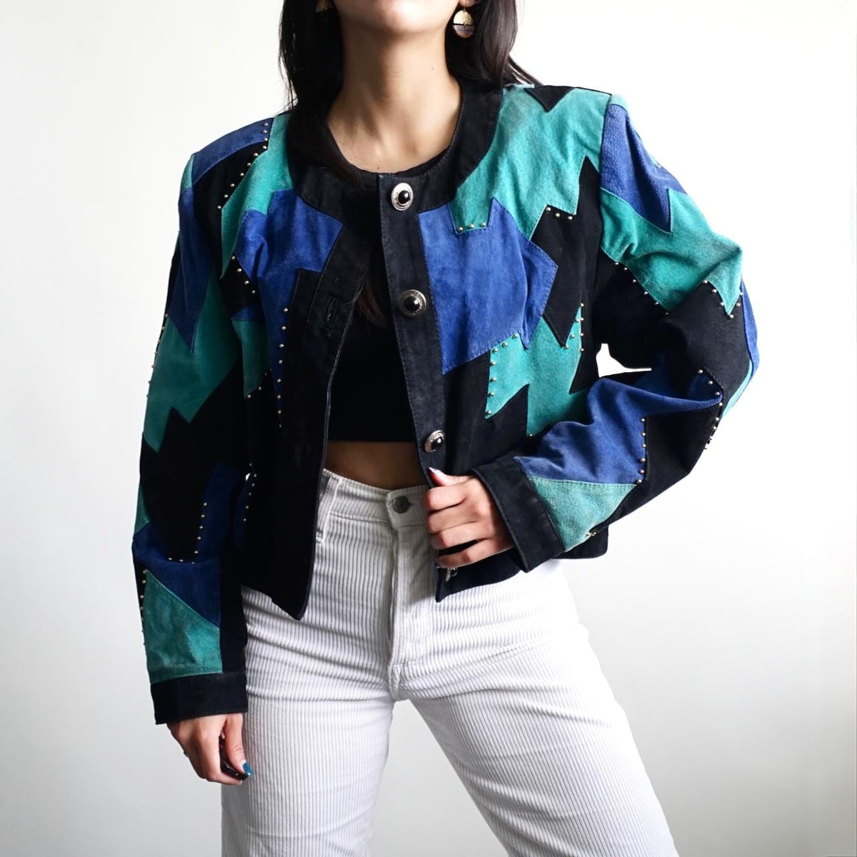 Vintage 80s Dino'z leather jacket size M