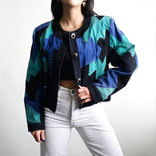 Vintage 80s Dino'z leather jacket size M
