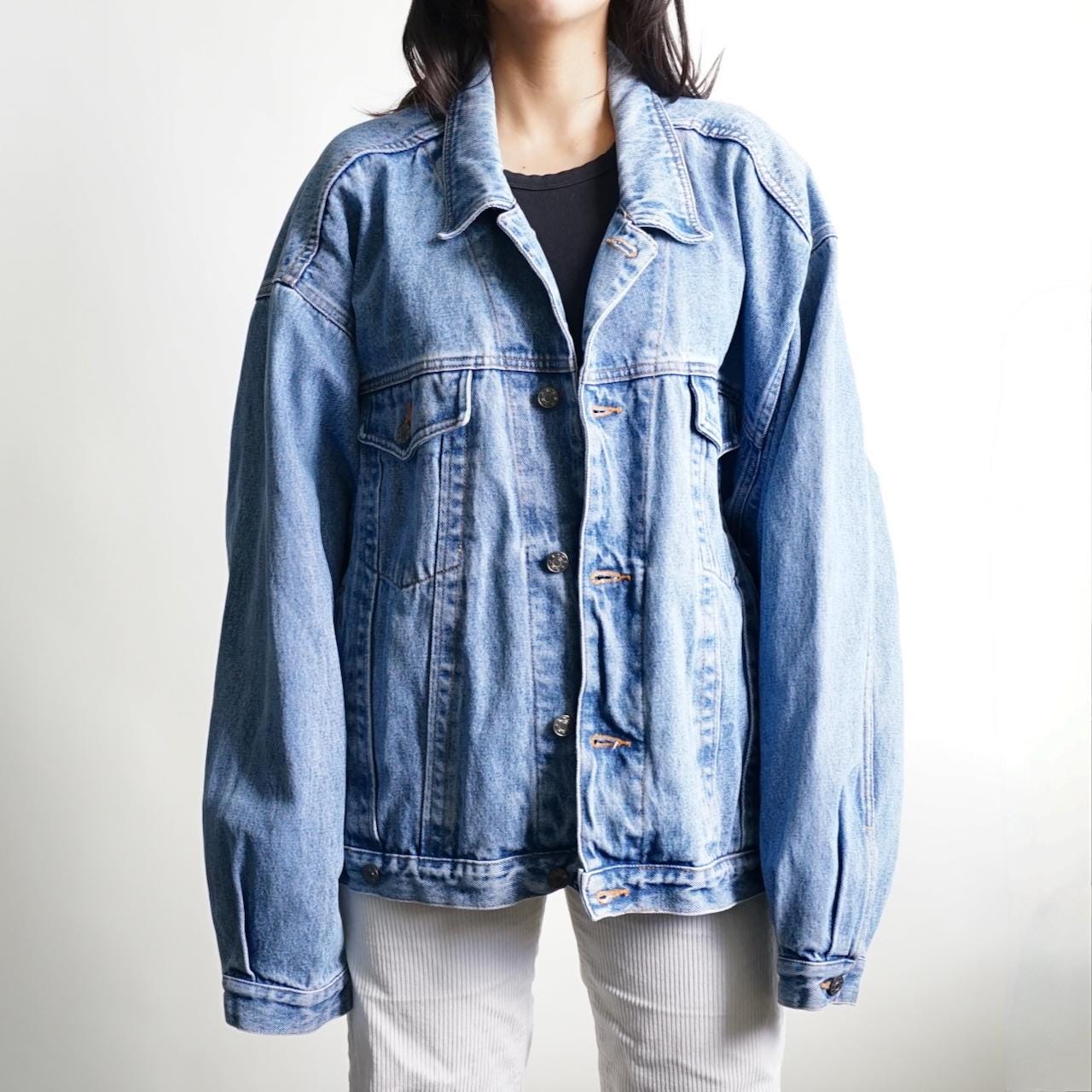Vintage 90s Denim jacket Size XXL unisex