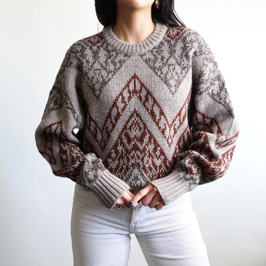 Vintage 80s knit Sweater size L