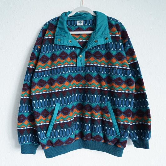 Vintage 80s Fleece Pullover size L