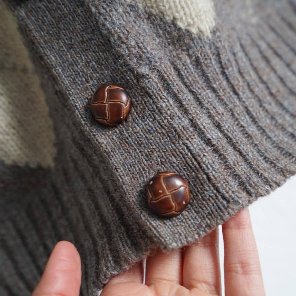 Vintage 80s Vest size L-XL pure wool