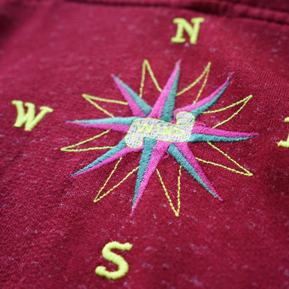 Vintage 90s Sweatshirt size L red cotton