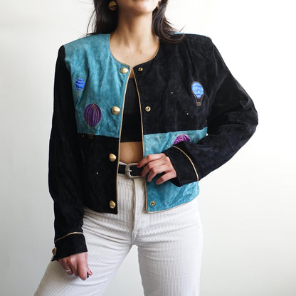Vintage 80s leather jacket size S Dino'z