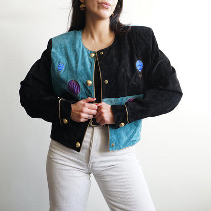 Vintage 80s leather jacket size S Dino'z