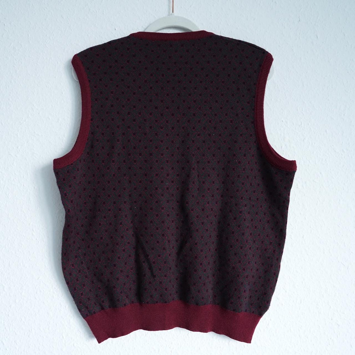 Vintage 80s Vest men size S-M pullover