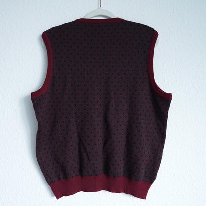 Vintage 80s Vest men size S-M pullover