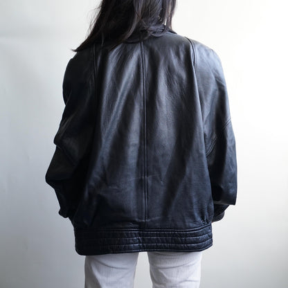 Vintage 80s Leather Jacket Size L