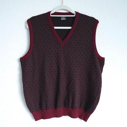 Vintage 80s Vest men size S-M pullover