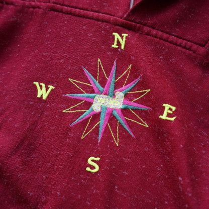 Vintage 90s Sweatshirt size L red cotton