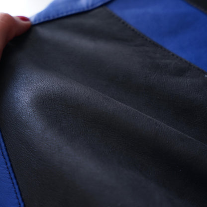 Vintage 80s leather jacket size M biker