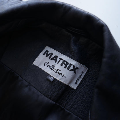 Vintage 90s leather jacket size S black
