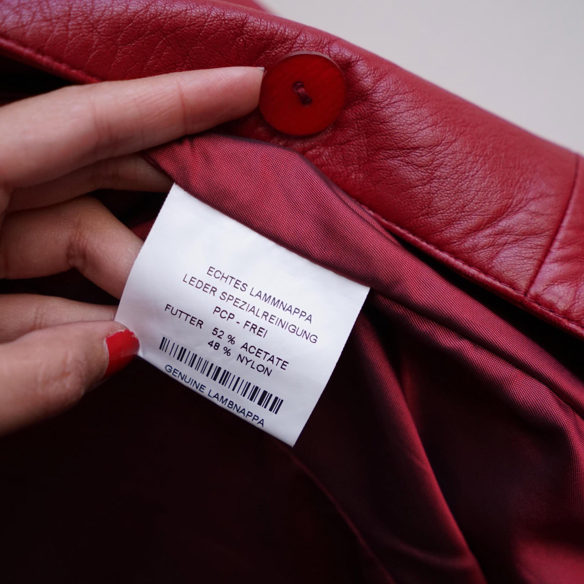 Vintage 90s leather jacket size XS-S