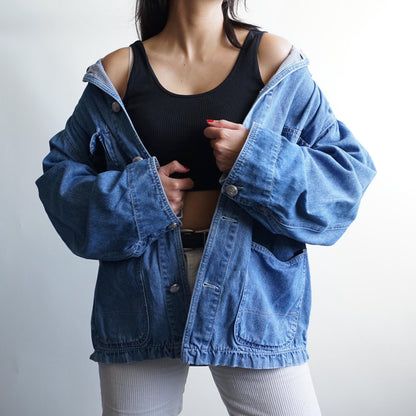 Vintage 90s Denim jacket Size M Rifle