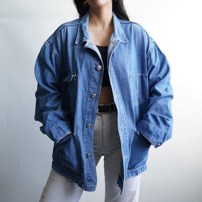 Vintage 90s Denim jacket Size M Rifle