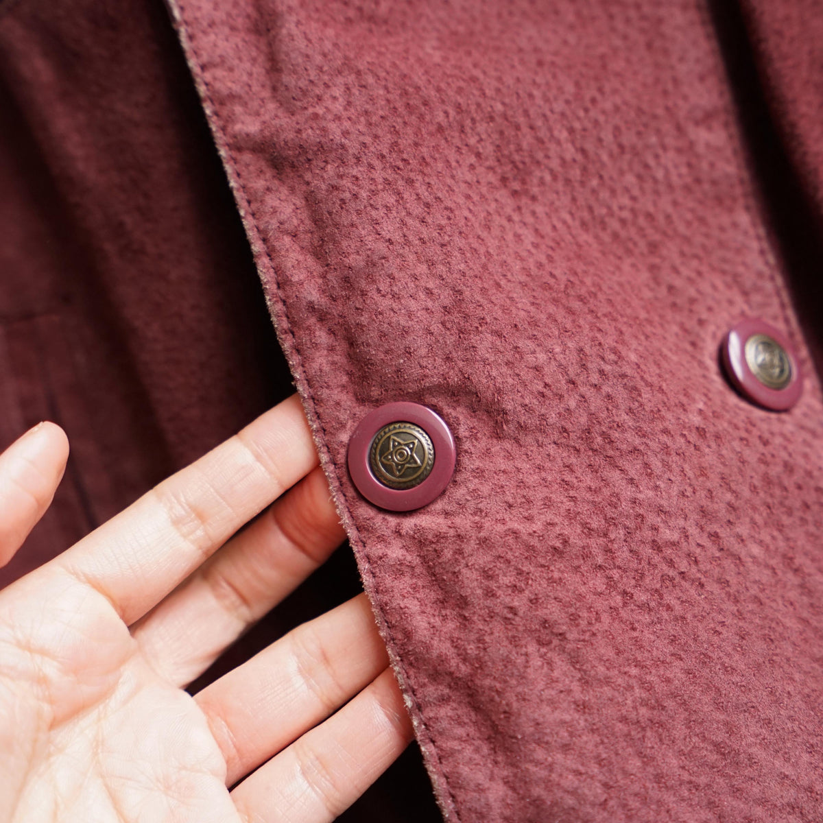 Vintage Leather Bomber Jacket Size L-XL